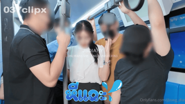 คลิปหลุด Onlyfans jbswg_diary โดนลวนลามอยู่บน BTS งานเดือดๆเลียนแบบ เอวีญี่ปุ่น แต่งานนี้เด็ดกว่าเย็ดบนรถไฟ