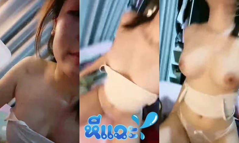 คลิปหลุด ไลฟ์สด18+ mlive เล่นลิ้น เล่นนมยั่วควย ทำท่าขย่มควย แล้วก็ไปเอาไข่สั่นใส่หีเบ็ดหีที่ห้องน้ำต่อ